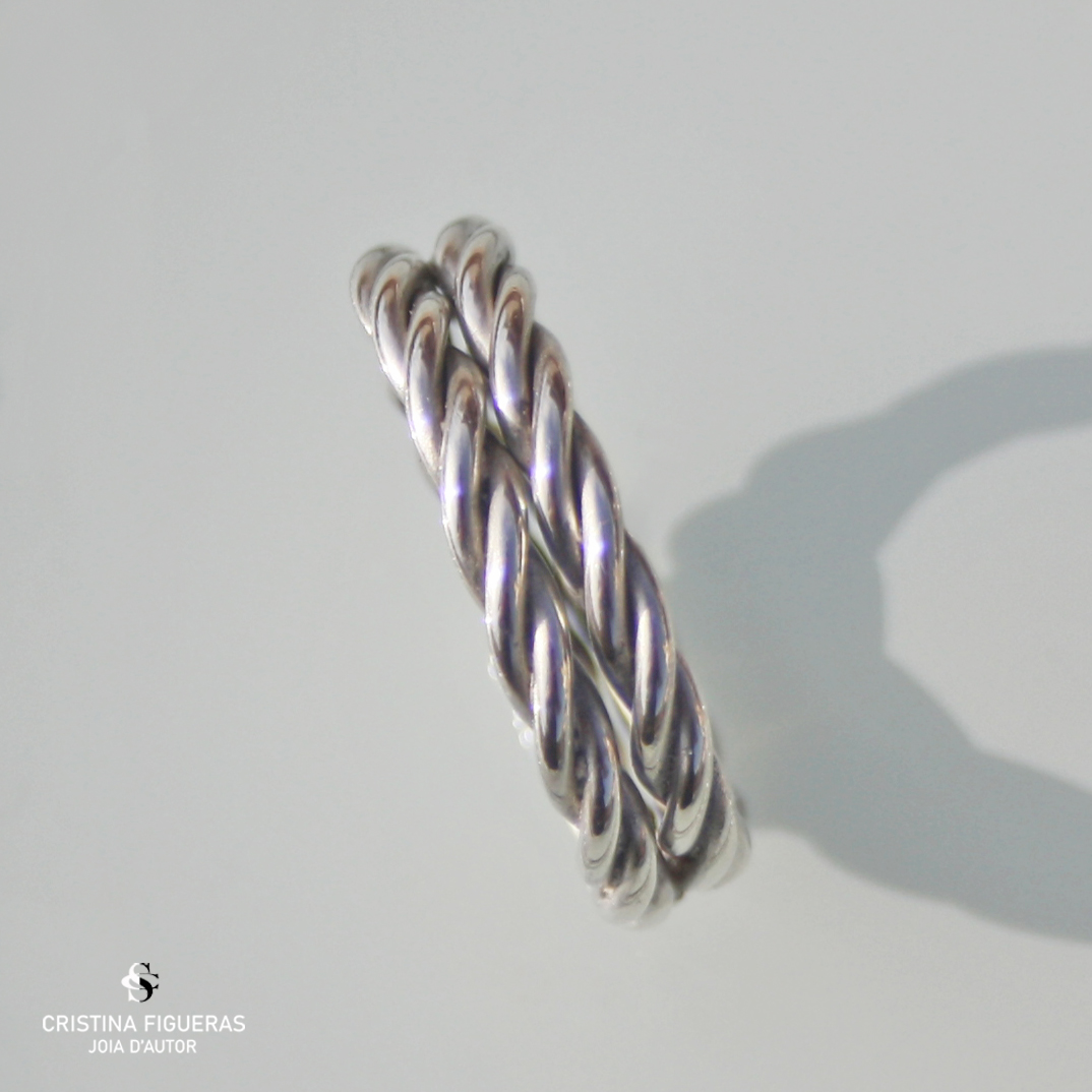 ANELL ARGENT REMOLINS